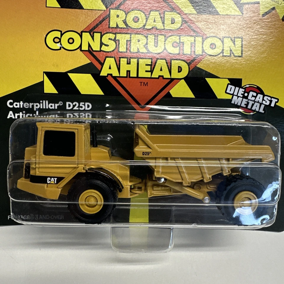 Ertl Road Construction Ahead Die Cast Catepillar D25D Articulated 1:64 Scale New - Image 2 of 4