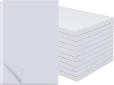10 Pack Memo Pads 5.5X8.5 Inch, White, 100 Sheets Each