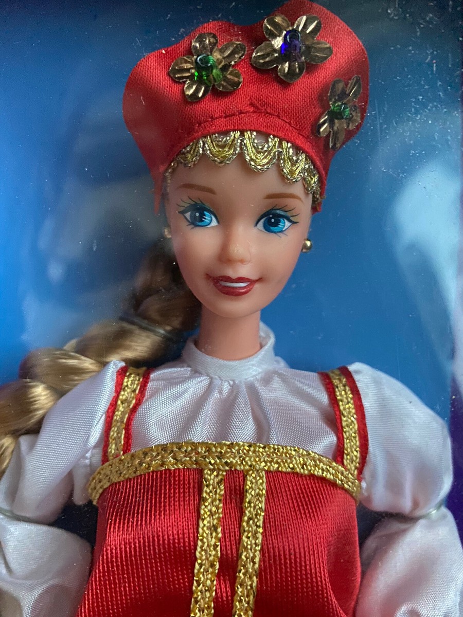 Barbie RUSSIA Dolls of the World DOTW Mattel 1996 Fashion Doll New