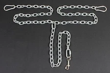 Chew Proof Truck Bed Dog Tether Chain SUV Leash Vehicle restraint Tie Out