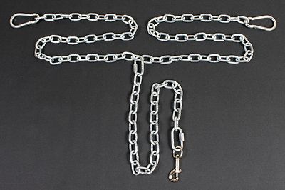 Chew Proof Truck Bed Dog Tether Chain SUV Leash Vehicle restraint Tie Out