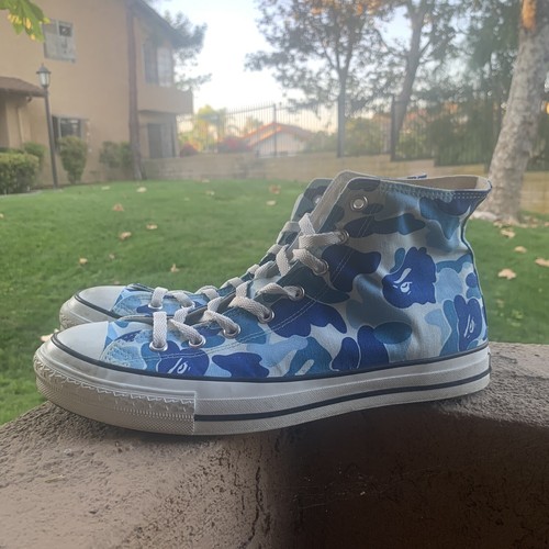 Bapesta ABC camo high Blue - Gem
