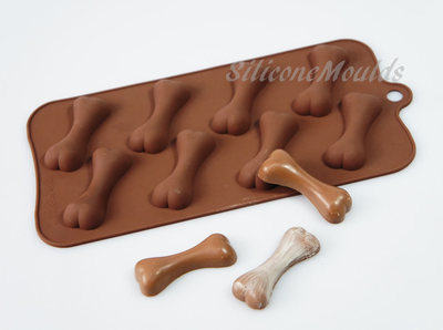 Hundeknochen Silikonform Kuchen Knochen Kekse Schokolade Süßigkeiten Plätzchen Wachs Harz