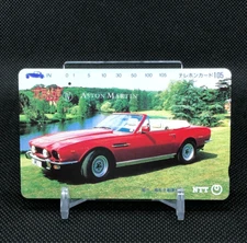 Aston Martin Colectable used Telephone Card Japan NTT