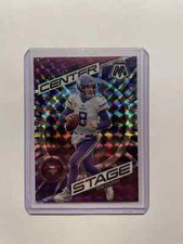 Kirk Cousins 2023 Mosaic Center Stage Purple Mosaic Minn Vikings /49 Color Match