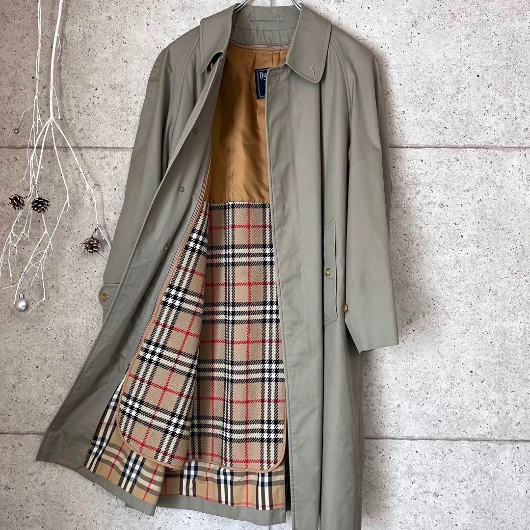 Burberry 】Burberry Balmacaan Coat with Liner, Nova Check