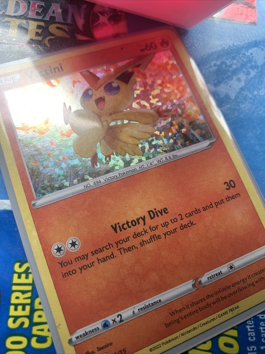 is victini a rare pokemon card Amazon.com: Pokemon - Victini ex 33/197 - Obsidian Flames - Double Rare