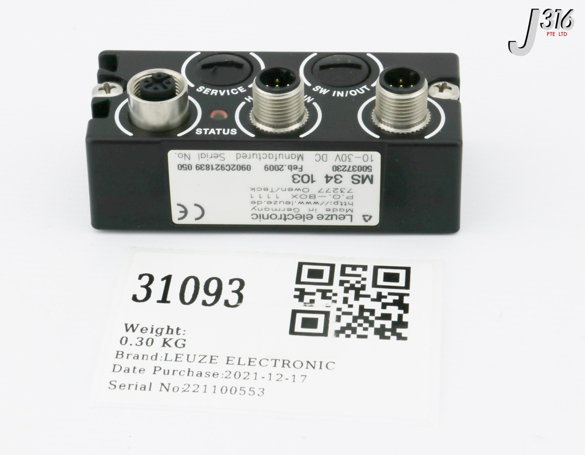 31093 LEUZE ELECTRONIC MODULAR INTERFACING UNIT, 50037230 (NEW) MS