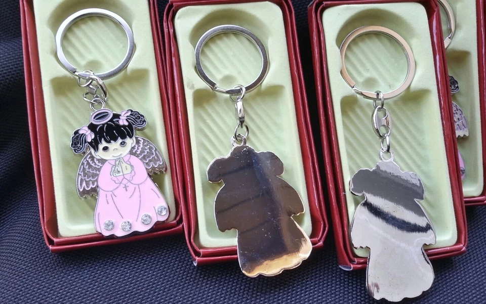 12 Llaveros Ángel Favores Bautismo,Bautizo Bautizo,Recuerdos,Primera Comunión  Foto 4 de 4