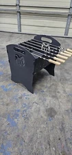 Charcoal Grill Kebab BBQ Portable Mangal "DODGE" 10 Gauge 