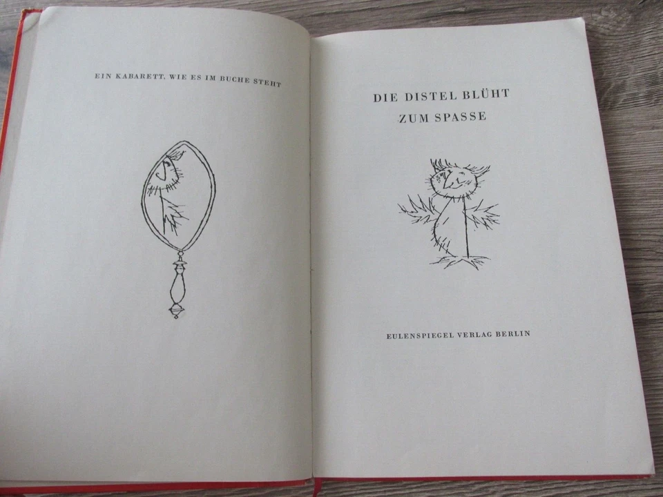 Die Distel - Ein Kabarett, wie es im Buche steht - Eulenspiegel Verlag 1958 - Bild 2 von 4