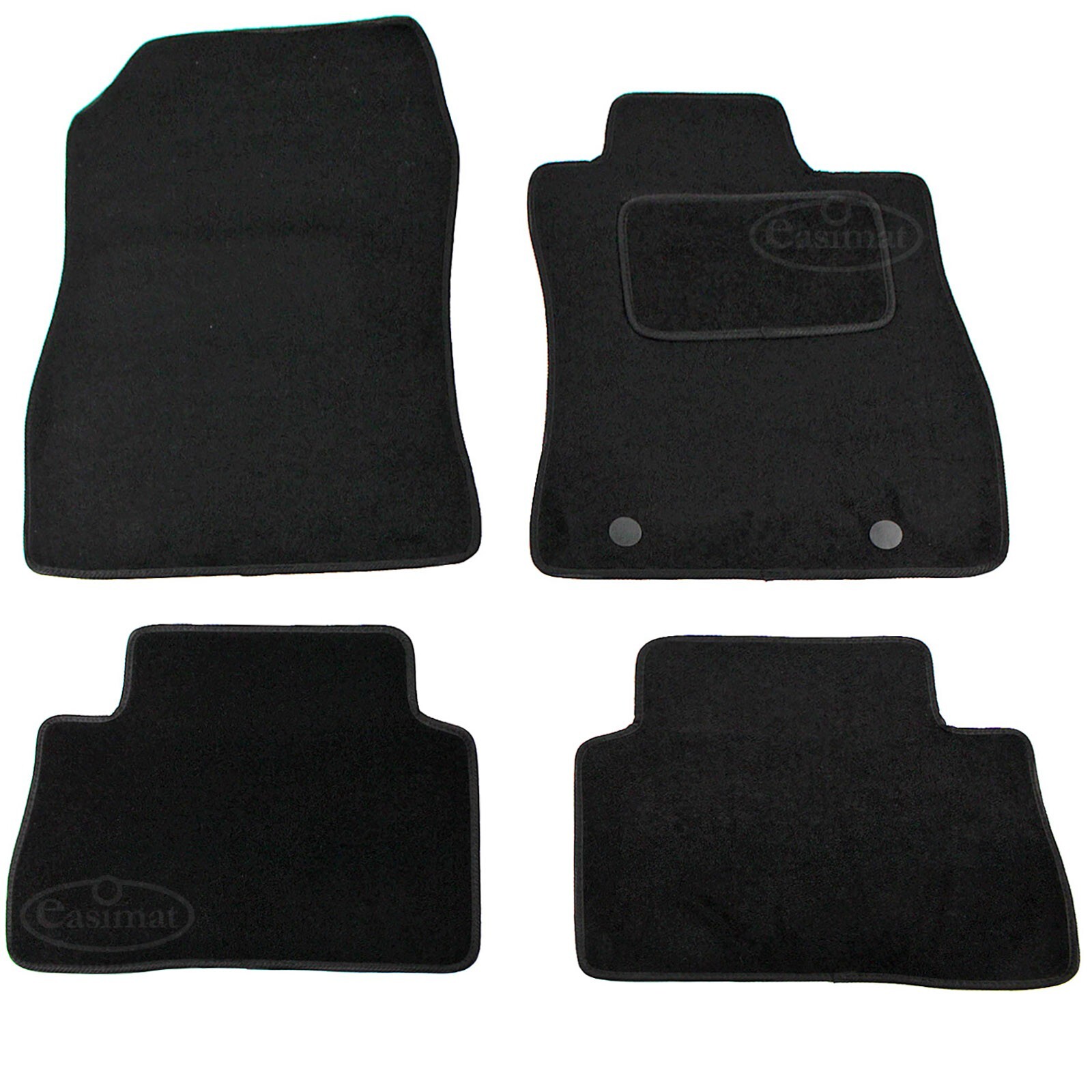 Nissan Juke Car Mats for 2010 to 2019 Tailored Carpet 4pc Black Floor Set 5060164215547 eBay