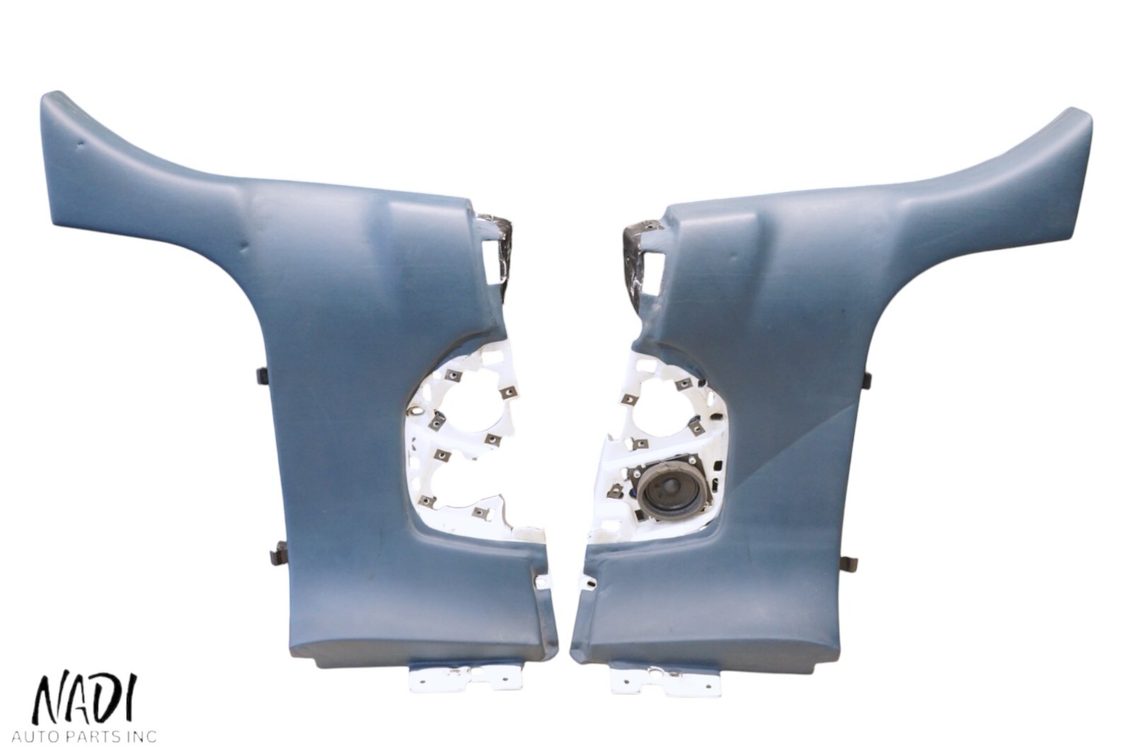 2009 - 2014 FERRARI CALIFORNIA BLUE LEATHER B-PILLAR TRIM PANEL PAIR OEM +NOTE
