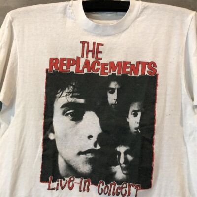 The Replacements On Tour Cotton White Unisex T-shirt  S-5XL  VN1321