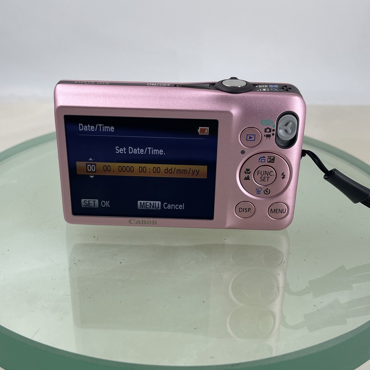 Canon IXUS 105 Digital Camera 12.1 Megapixels Pink Fully Tested