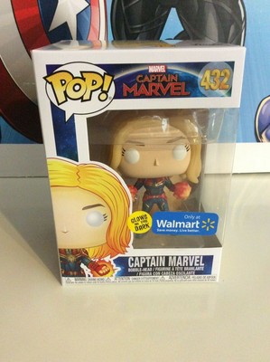 captain marvel walmart pop
