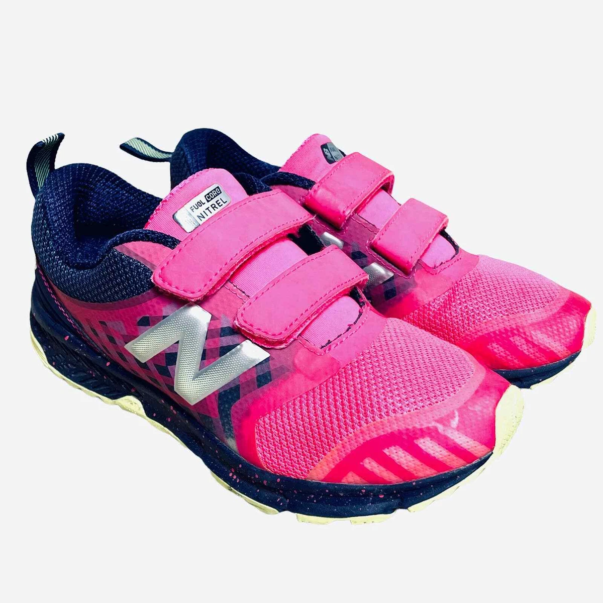 New balance kids' fuelcore cheap nitrel hook and loop trail-runners