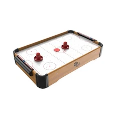 Hey! Play! Air Hockey Set for Kids, Brown, 22''