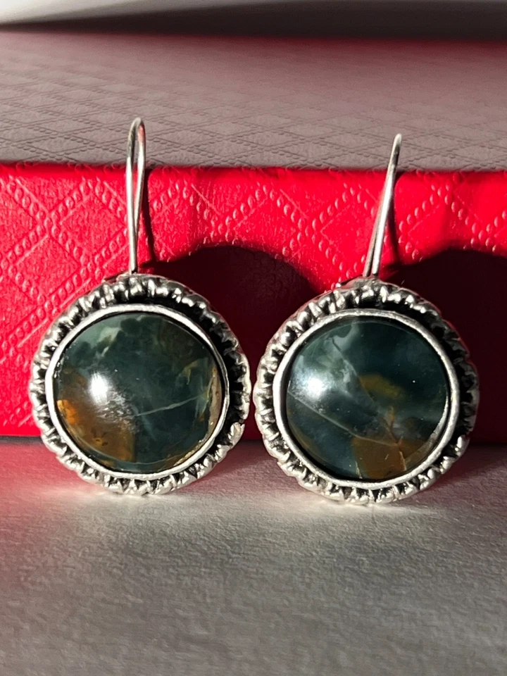 Brincos de jaspe morrisonita - Imagem 4 de 4