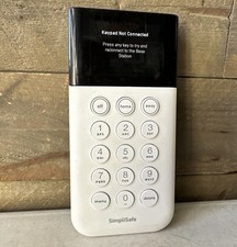 Tested   SimpliSafe Home Security System Keypad SSKP3 Simpli Safe No Screw