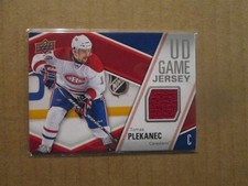 NHL Montreal Canadiens Tomas Plekanec Circa 2011-12 UD Game Jersey #2