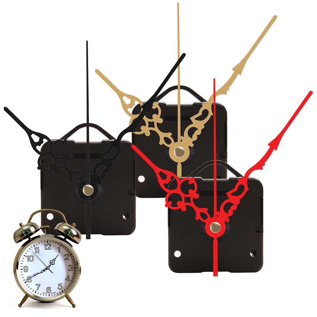 Wall Clock Movement Mechanism Battery Operated DIY Repair Replacement Parts Kit