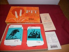 Vintage Pit Card Game 1964 Parker Brothers Complete Cards Instructions Box