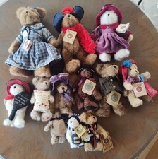Boyds Bears Plush Bears Bundle Lot of 12 with Tags Vintage