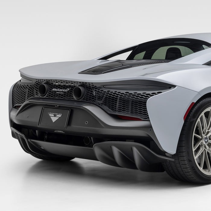 Vorsteiner Aero Carbon Fiber Rear Bumper 2x2 Glossy Fits McLaren Artura