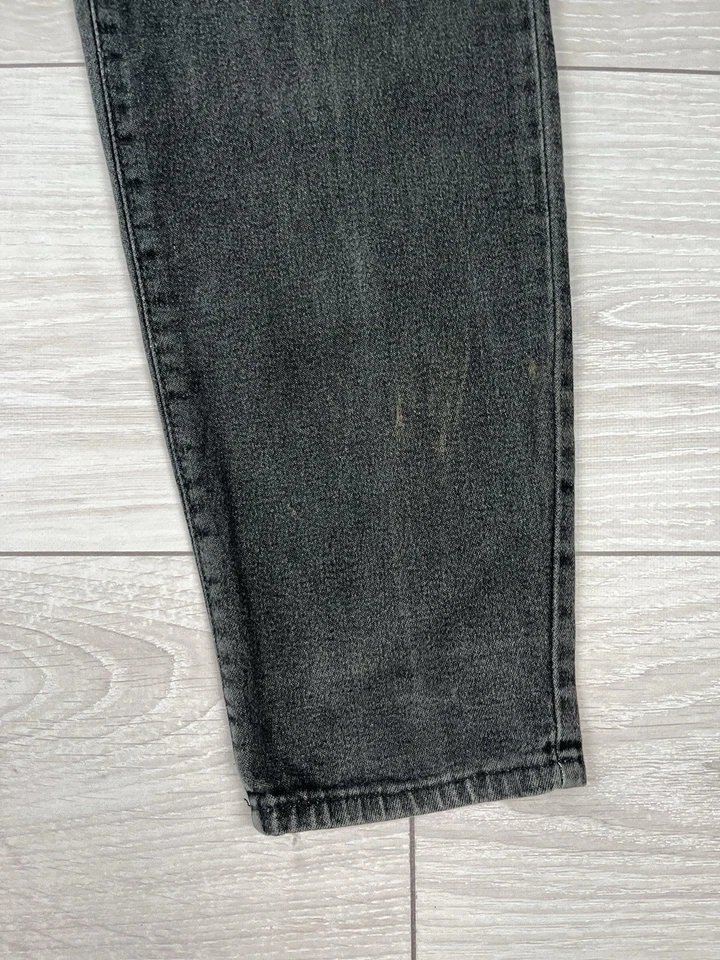 Versace Couture Vintage 90s Logo Gris Denim Pantalones Jeans Hombres 30 Talla - Imagen 4 de 4