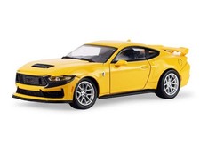 2024 Ford Mustang Dark Horse - Yellow 164 Scale Model - Greenlight 68080e