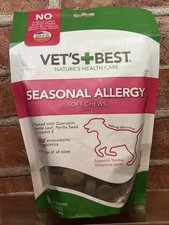 Vet's Best Seasonal Allergy Soft Chews for Dogs - 90 Count - EXP 11/22/2026