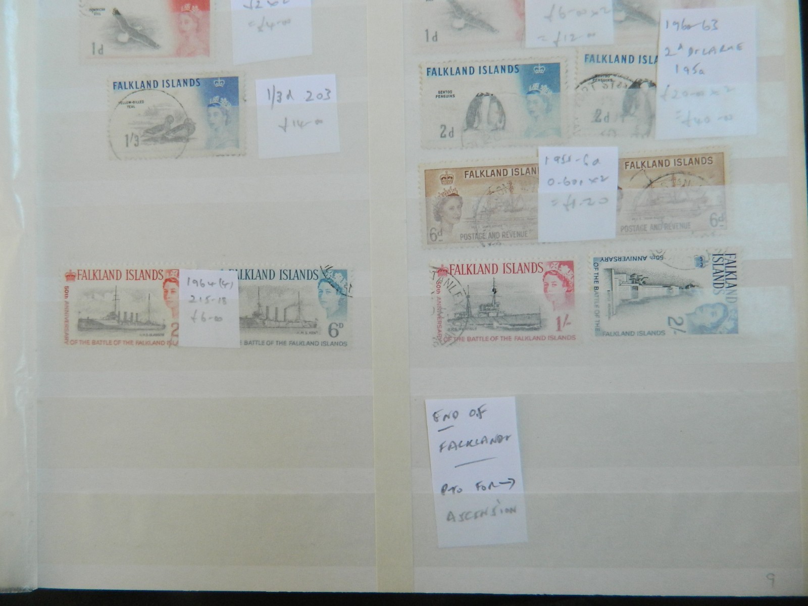 BR. COMMONWEALTH SOUTH ATLANTIC ISLANDS GEORGE V-QEII STAMPS COLLECTION