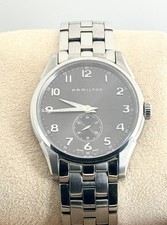 HAMILTON Jazzmaster H384110 SS Quartz Gray-Face Homme avec boite sans papier
