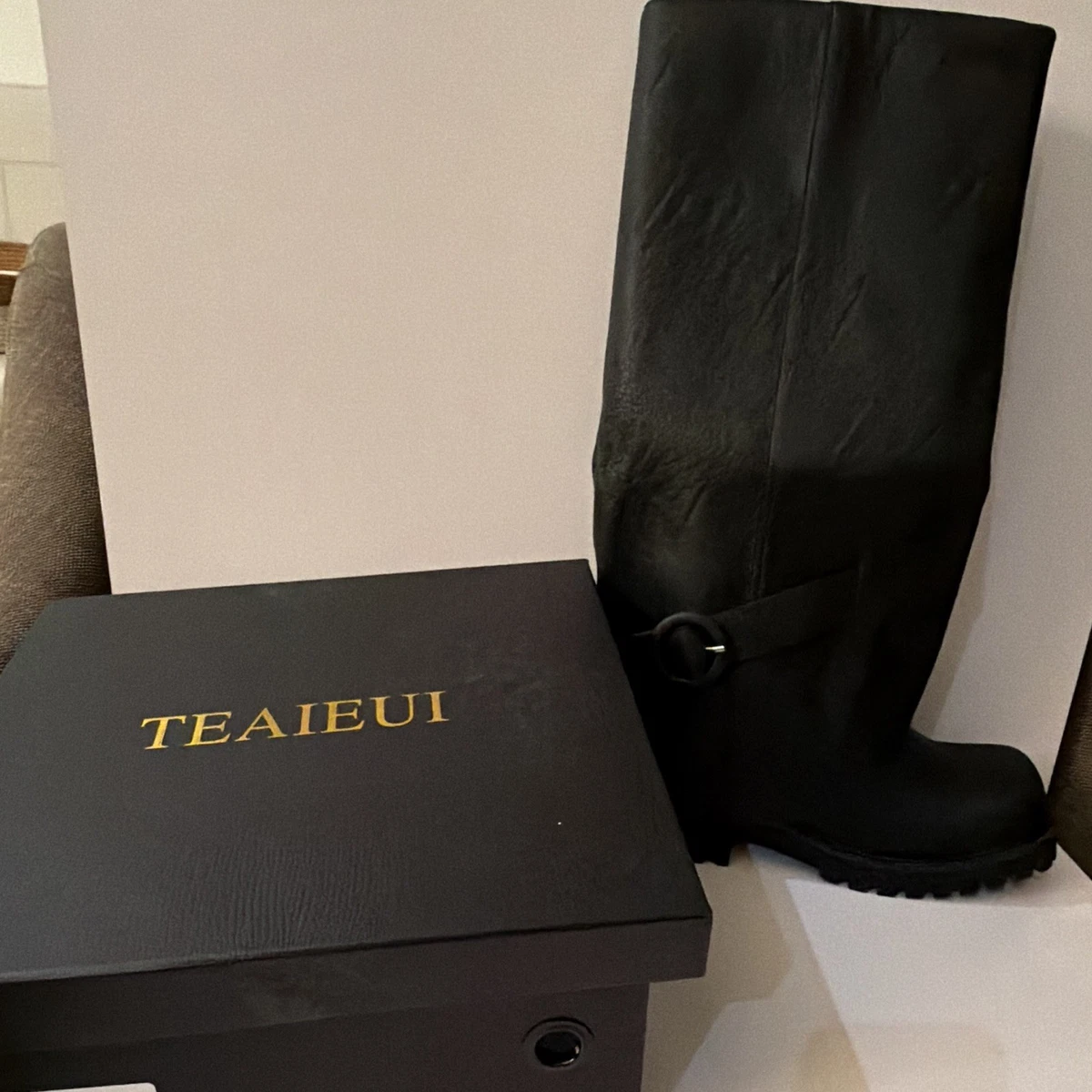 Square Toe Knee High Boots for Women for sale | eBay