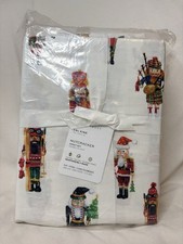Pottery Barn Nutcracker sheet set - Cal King Size Cotton Percale Christmas