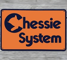 Chessie System Railroad 8 x 12 Novelty Metal Sign Made In USA New!
