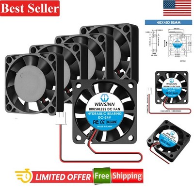40mm 24V Hydraulic Bearing Fan for 3D Printer Ender 3 CR-10 5 Pack