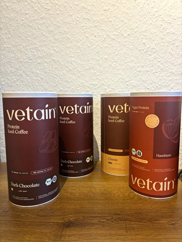 vetain Vegan Protein Iced-Coffee Dark Chocolate