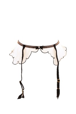 AGENT PROVOCATEUR Damen Hosenträger weich elegant transparent schwarz Größe AP 4