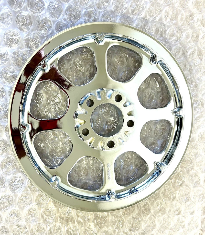 Harley Davidson Softail Fatboy, Heritage Chrome Belt Pulley 2000-2006 oem 70T - Image 2 of 4