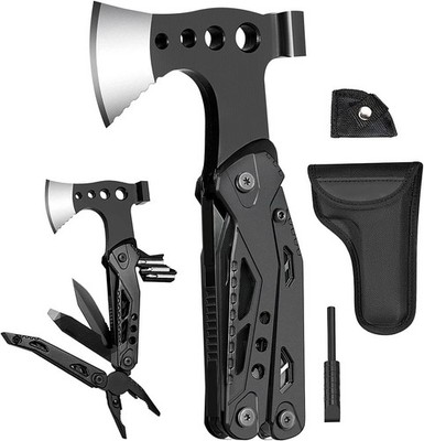 Outdoor Multitool Axt 16 in 1 Survival Kit mit Schraubendreher Camping Werkzeug