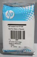 Hp 67 305 Original Tri Color Tintenpatrone Instant Ink Druckerpatrone Color Neu