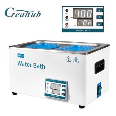 Lab Water Bath 6L w/ Digital Control &Timer RT-99.9  Range 304 Stainless Steel