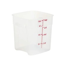 Cambro 8SFSPROPP190 CamSquare Fresh Pro 8 Qt Polypropylene Food Container
