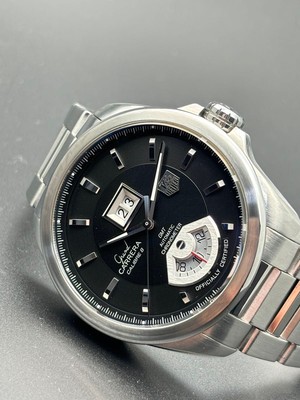 TAG Heuer Condition WAV5111 Grand Carrera Caliber 8 GMT Big Date Stainless Stee
