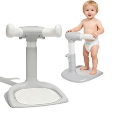 Baby Shower Stand Adjustable Shower Standing Support with Anti-Slip Base Infa...