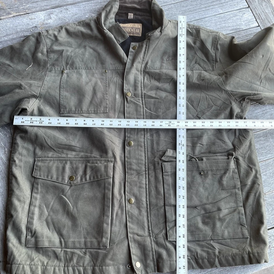 Chaqueta XL verde vintage Swingster Boeing Carhartt estilo ropa de trabajo para hombre Foto 4 de 4