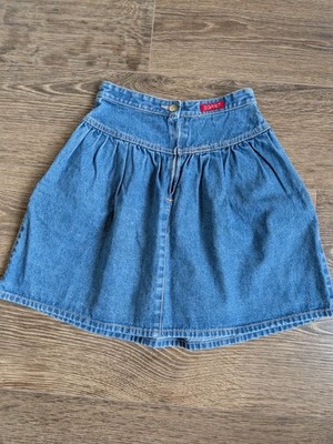 Jeans Rock ESPRIT Gr. 36 ausgestellte Form m. Taschen
