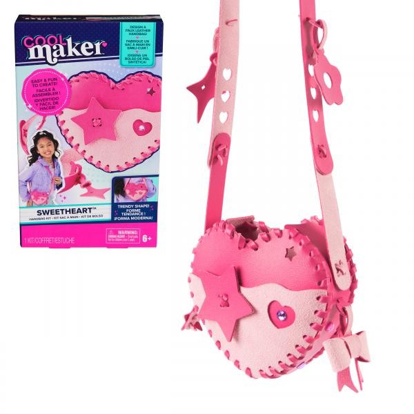 Cool Multicolore Playset Pink Heart Purse Kit - Immagine 2